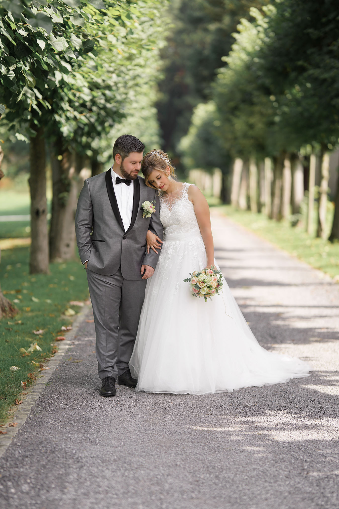 Mariage élégant en extérieur